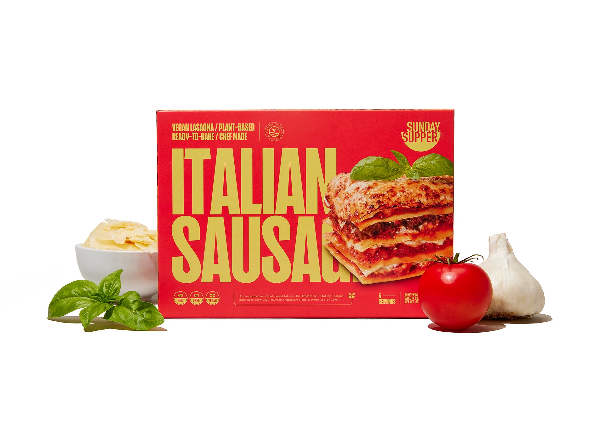 Vegan Italian Sausage Lasagna