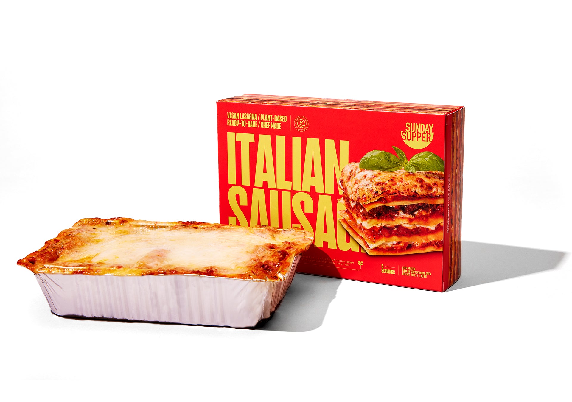 Vegan Italian Sausage Lasagna